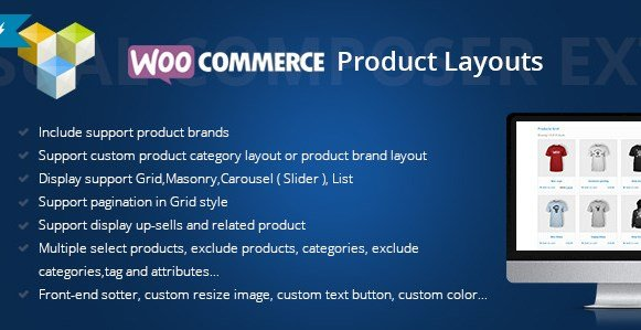 WOOCOMMERCE PRODUCTS LAYOUTS FOR VISUAL COMPOSER